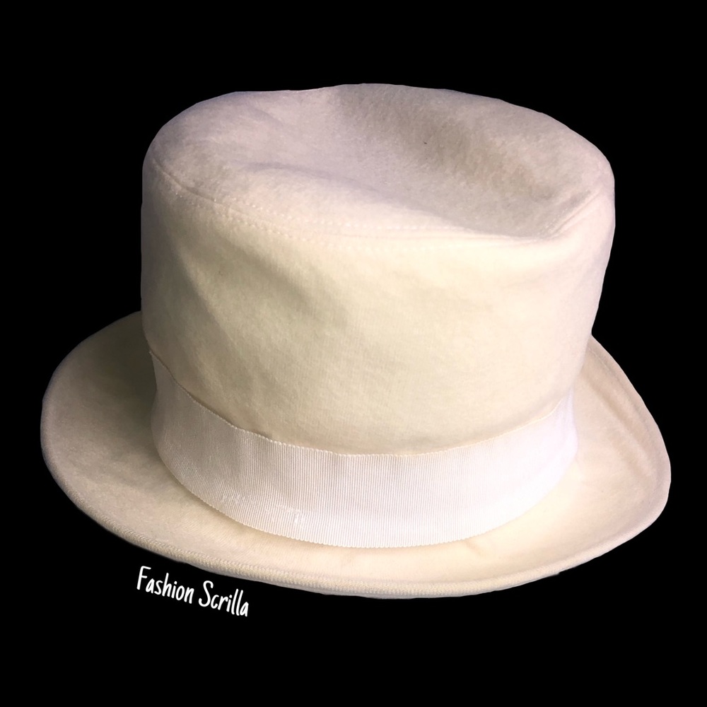 Vintage Chanel Lapin Wool Hat Haute Couture Runway 2000s